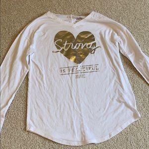 “Strong is beautiful” Long sleeve t-shirt